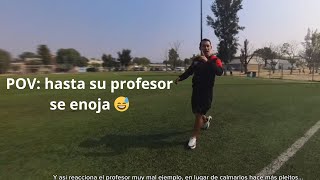 Su entrenador se engancha partido caliente por el primer lugar  futbol en primera persona 🎥⚽️ [upl. by Nahtiek817]