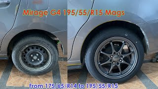 Mirage G4 19555R15 Mags  From 17565R14 to 19555R15 [upl. by Vieva]