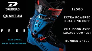 Dalbello Quantum Free La nouvelle chaussure de ski de randonnée 2021 [upl. by Anelaf]