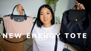 LONGCHAMP UNBOXING  NEW ENERGY TOTE amp BACKPACK [upl. by Niwre]