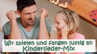 Wir spielen und fangen lustig an KinderliederMix  Kinderlieder Mixe für Babys und Kleinkinder [upl. by Yaffit]