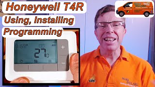 Honeywell T4 amp T4R How to Operate Program Setup and Install Honeywell Home T4R Review [upl. by Ecyned]