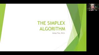 20210315 Simplex Algorithm [upl. by Ahsiemak]