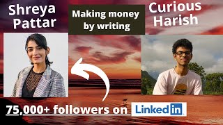 Freelancing content writing amp LinkedIn ft Shreya Pattar Set Reminders [upl. by Enelyaj]