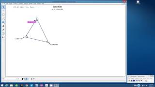 Geometers Sketchpad Tutorial3 2016 [upl. by Adnovaj]