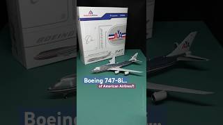 JC Wings 1400 Scale Fantasy Aircraft Models American Airlines Boeing 7478i Polished Livery N748AA [upl. by Yetak900]