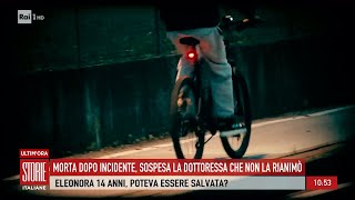 Morta dopo incidente sospesa la dottoressa  Storie italiane 11112024 [upl. by Yrgoerg]