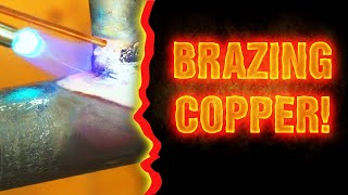 Brazing Copper Pipe amp Fittings [upl. by Cyrilla]