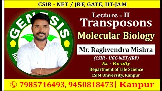 Types of Transposons Molecular Biology  CSIR NETJRF  GATE  Life science  ICMR IITJAM [upl. by Tahp537]