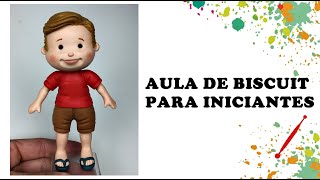 BONECO SUPER FÁCIL PARA INICIANTES PASSO A PASSO EM BISCUIT [upl. by Ilecara276]