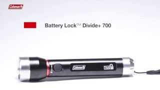 Coleman® BatteryLock™ Divide 700 LED Torch  EN [upl. by Sanger]