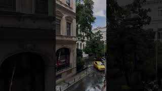 Beyoğlu’nda yağmurlu bir gün Palazzo Corpi manzaralı istanbul rain [upl. by Rauch287]