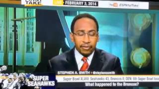 First Take  Seahawks DESTROY Broncos to win Superbowl 48 Reaction  ESPn First Take [upl. by Nutsud]