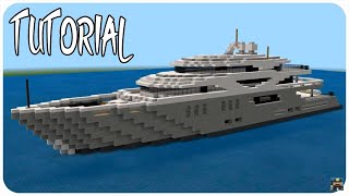 Minecraft How to Build a Yacht in Minecraft Part 2 Solandge  Minecraft Yacht Tutorial [upl. by Seldan871]