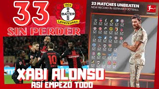 XABI ALONSO HOMBRE RÉCORD EN EL FÚTBOL ALEMÁN 33 SIN PERDER ASÍ EMPEZÓ TODO CON EL LEVERKUSEN [upl. by Sonafets147]