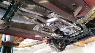 How To  Install A Custom Exhaust System On A Car Or Truck [upl. by Cj]