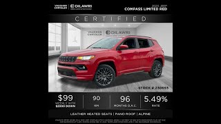 2023 Jeep Compass 4x4 Limited  Vaughan Chrysler Stk 230693 [upl. by George]