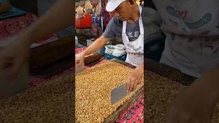 Must try Freshly made Peanut Candy Bar  Street Food Thailand [upl. by Anauqed]