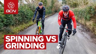 Spinning Vs Grinding The Ultimate Cycling Cadence Race [upl. by Enelyk]