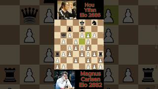 Magnus Carlsen vs Hou Yifan chess 1106 [upl. by Edlin867]