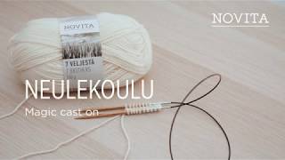 NOVITA NEULEKOULU Magic Cast On [upl. by Norrahc821]