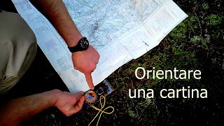 Cartografia  Come orientare una cartina [upl. by Arratal]