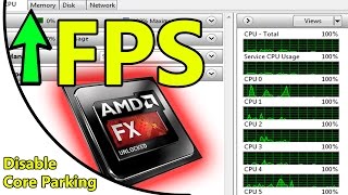 FIX How to unpark cores for AMD Better FPS [upl. by Sorvats]