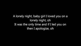 The Weeknd  A lonely night lyrics [upl. by Naimad]