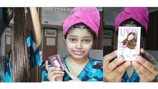 New livon serum honest review in hindiHow to apply hair serum full demo [upl. by Adria351]