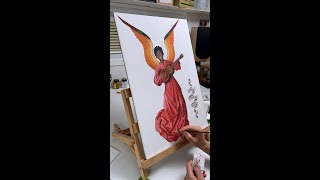 Making a Fabriano Artistico Painting Board [upl. by Goodman]