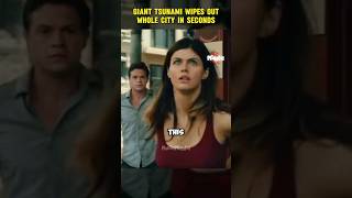 Young Girl Faces 100Meter Tsunami Threatening Her City 😱 viral movies recaps tsunami [upl. by Farrel]