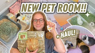 NEW GUINEA PIG ROOM  HAUL 💗🐽 [upl. by Enial]