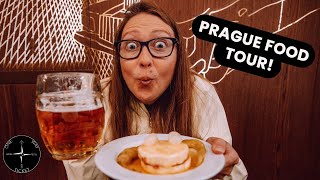 CZECH FOOD YOU MUST EAT FOOD TOUR PRAGUE [upl. by Ada]