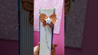 Bookmarkcraftartandcraft diyideas craft video shortsviral trading papercraft [upl. by Etnovad]