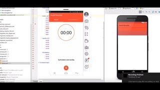 Voice Recorder Complete App in Android Studio PART 6 Service [upl. by Rosco]