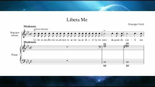 Giuseppe Verdi  Messa da Requiem  Libera Me Video Score [upl. by Pliam383]