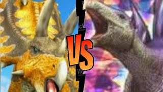 Pentaceratops vs Stegosaurus AMV Dino Versus [upl. by Padraic14]