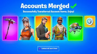 Account Merging Is Now In Fortnite [upl. by Rett]