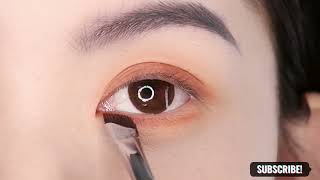 How to apply red amp brown eyeshadow tutorial for beginner Beautiful Tip 30 eyes eyeshadowtoturial [upl. by Fast700]