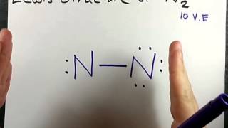 Lewis Structure of N2 Nitrogen Gas [upl. by Armillia924]