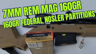 7mm Rem Mag Federal 160gr Nosler Partition [upl. by Mcnalley767]