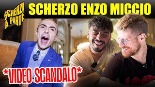 REAGIAMO AL TERRIBILE SCHERZO A ENZO MICCIO  UN SUO VIDEO SCANDALOSO VIENE MANDATO IN ONDA AL TG [upl. by Rusty]