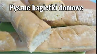 Domowe bagietki szybki i prosty przepis Przepis na 3 bagietki đźŠ Homemade baguettes [upl. by Aivila514]