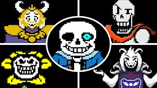 Undertale  All Bosses amp Endings [upl. by Ddej]