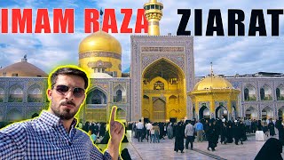 Visited Imam raza ziarat in Iran  Imam raza shrine in Mashhad Iran  Iran solo tour EP 05 [upl. by Enelam]