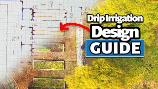 How to Design a Drip Irrigation System Beginners StepbyStep DIY Guide [upl. by Nalo]