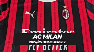 AC Milan Home Jersey  202425 Review [upl. by Snyder]