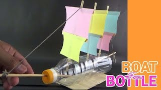 How to Make Boat from a Bottle [upl. by Asabi759]