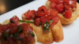 Easy Homemade Bruschetta Recipe  Nolyns Kitchen [upl. by Gae]