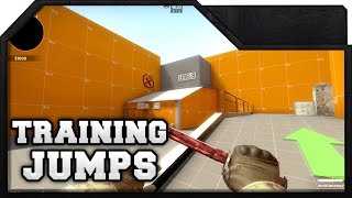 CSGO  Jump Training Map  How to train advanced jumps on the Competitive Maps [upl. by Kluge282]